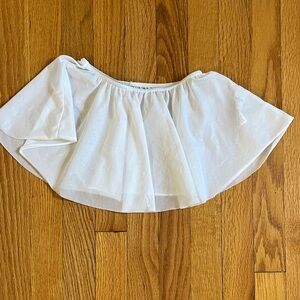 Balera White Sheer Skirt